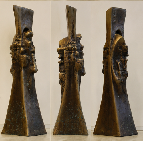 ancestor bronze totem